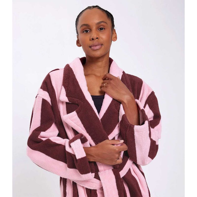 HOMMEY. Stripe Robe image number 3